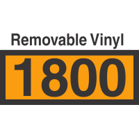 UN1800 Removable Vinyl DOT Orange Panel