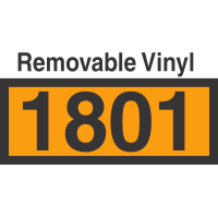 UN1801 Removable Vinyl DOT Orange Panel