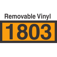 UN1803 Removable Vinyl DOT Orange Panel