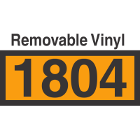 UN1804 Removable Vinyl DOT Orange Panel