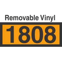 UN1808 Removable Vinyl DOT Orange Panel