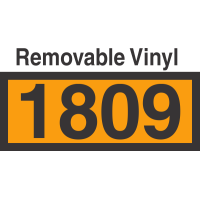 UN1809 Removable Vinyl DOT Orange Panel