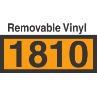 UN1810 Removable Vinyl DOT Orange Panel