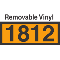 UN1812 Removable Vinyl DOT Orange Panel