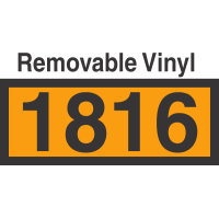 UN1816 Removable Vinyl DOT Orange Panel