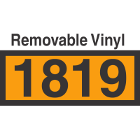 UN1819 Removable Vinyl DOT Orange Panel