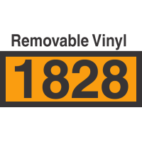 UN1828 Removable Vinyl DOT Orange Panel