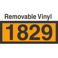 UN1829 Removable Vinyl DOT Orange Panel