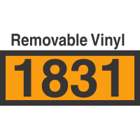 UN1831 Removable Vinyl DOT Orange Panel