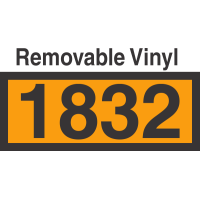 UN1832 Removable Vinyl DOT Orange Panel