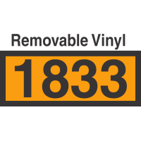 UN1833 Removable Vinyl DOT Orange Panel