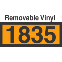 UN1835 Removable Vinyl DOT Orange Panel