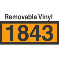 UN1843 Removable Vinyl DOT Orange Panel