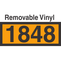 UN1848 Removable Vinyl DOT Orange Panel