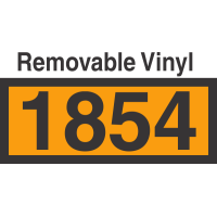 UN1854 Removable Vinyl DOT Orange Panel