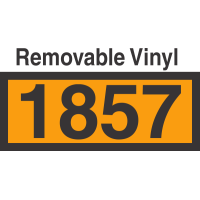 UN1857 Removable Vinyl DOT Orange Panel