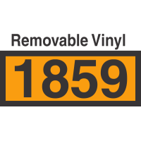 UN1859 Removable Vinyl DOT Orange Panel