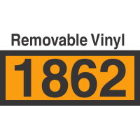 UN1862 Removable Vinyl DOT Orange Panel