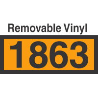 UN1863 Removable Vinyl DOT Orange Panel