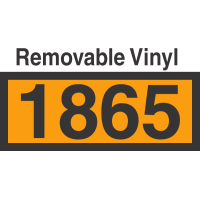 UN1865 Removable Vinyl DOT Orange Panel