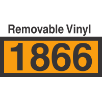 UN1866 Removable Vinyl DOT Orange Panel