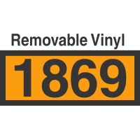 UN1869 Removable Vinyl DOT Orange Panel