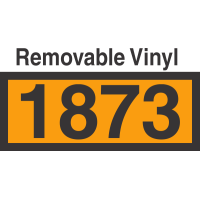 UN1873 Removable Vinyl DOT Orange Panel