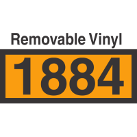 UN1884 Removable Vinyl DOT Orange Panel