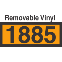 UN1885 Removable Vinyl DOT Orange Panel