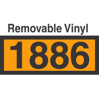 UN1886 Removable Vinyl DOT Orange Panel