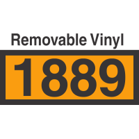 UN1889 Removable Vinyl DOT Orange Panel