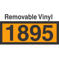 UN1895 Removable Vinyl DOT Orange Panel