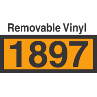 UN1897 Removable Vinyl DOT Orange Panel