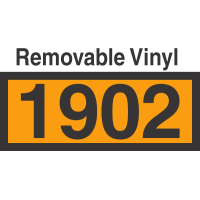 UN1902 Removable Vinyl DOT Orange Panel