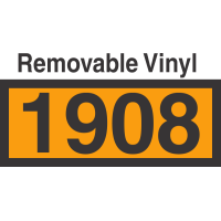 UN1908 Removable Vinyl DOT Orange Panel