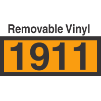 UN1911 Removable Vinyl DOT Orange Panel