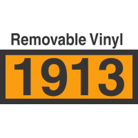 UN1913 Removable Vinyl DOT Orange Panel