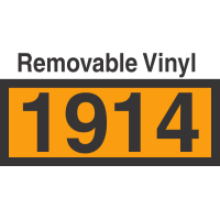 UN1914 Removable Vinyl DOT Orange Panel