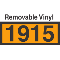 UN1915 Removable Vinyl DOT Orange Panel