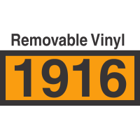 UN1916 Removable Vinyl DOT Orange Panel