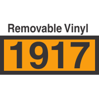 UN1917 Removable Vinyl DOT Orange Panel