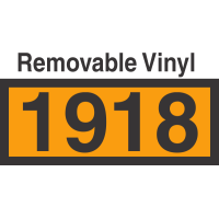 UN1918 Removable Vinyl DOT Orange Panel