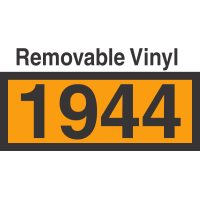 UN1944 Removable Vinyl DOT Orange Panel