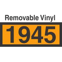 UN1945 Removable Vinyl DOT Orange Panel