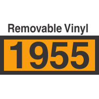 UN1955 Removable Vinyl DOT Orange Panel