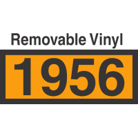 UN1956 Removable Vinyl DOT Orange Panel