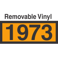 UN1973 Removable Vinyl DOT Orange Panel