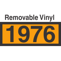 UN1976 Removable Vinyl DOT Orange Panel