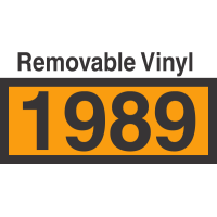 UN1989 Removable Vinyl DOT Orange Panel