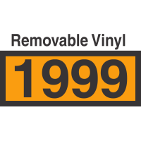 UN1999 Removable Vinyl DOT Orange Panel